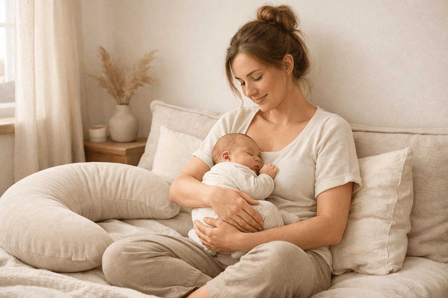 Milchstau vorbeugen: Was du im Wochenbett und Stillalltag wirklich tun kannst 1 mama und baby nach dem stillen